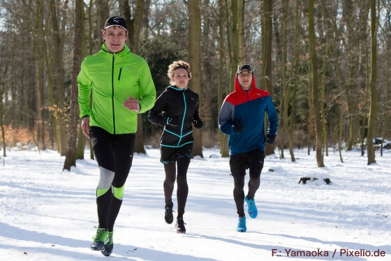 Laufen im Winter macht Spaß!