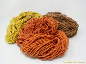 Knäuel mit Merinowolle