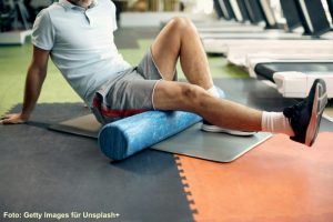 Faszientraining mit der Rolle